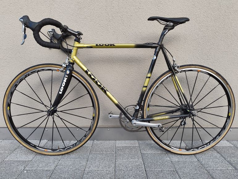 Gebrauchtes Look KG281 Carbon - Dura-Ace/Ultegra - Mavic Ksyrium 1998 Road & Gravel, Schwarz — Bild 7 von 10