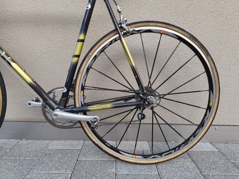 Gebrauchtes Look KG281 Carbon - Dura-Ace/Ultegra - Mavic Ksyrium 1998 Road & Gravel, Schwarz — Bild 8 von 10