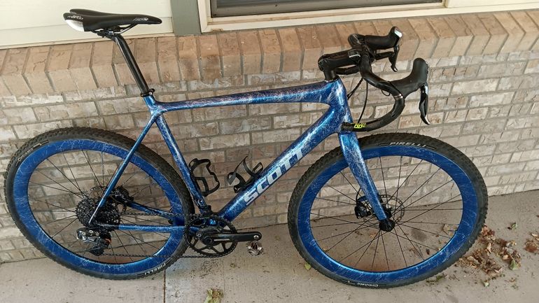 Used Scott 2021 Addict Cx Gravel 2021 Road & Gravel, Blue — image 1 of 5