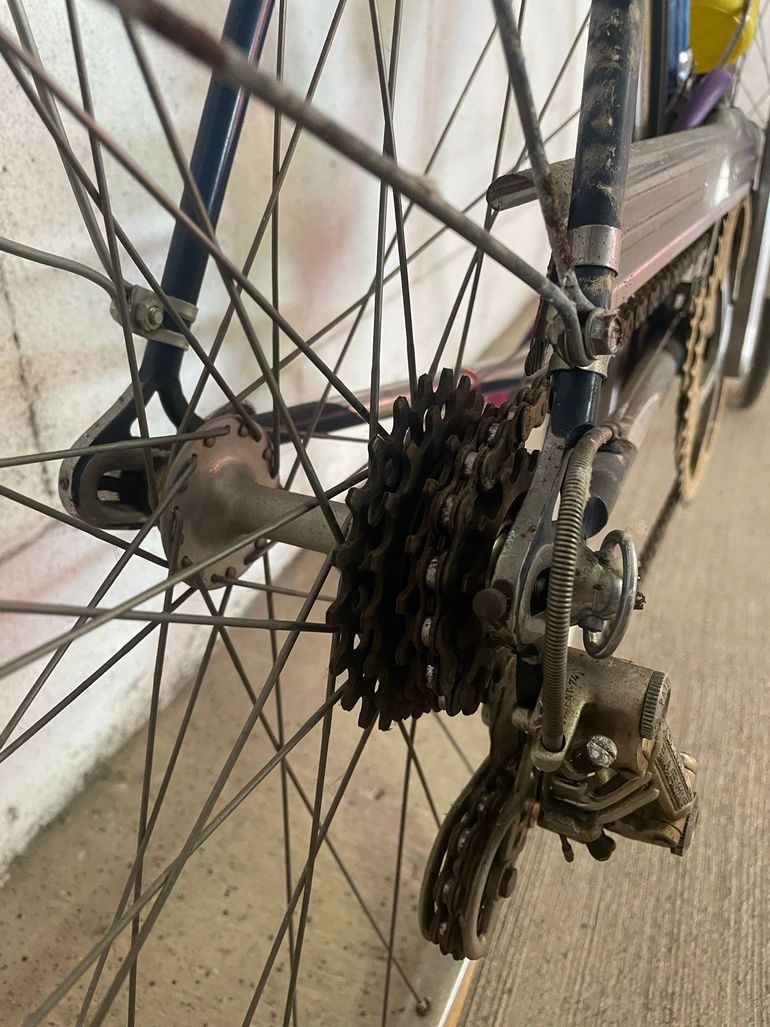 Used Columbia Grandis Vintage Columbus Cromo Campagnolo Nuovo Record 1978 Road & Gravel, Blue — image 6 of 9