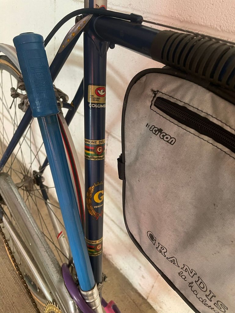 Used Columbia Grandis Vintage Columbus Cromo Campagnolo Nuovo Record 1978 Road & Gravel, Blue — image 7 of 9