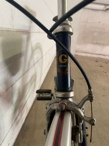 Used Columbia Grandis Vintage Columbus Cromo Campagnolo Nuovo Record 1978 Road & Gravel, Blue — image 8 of 9