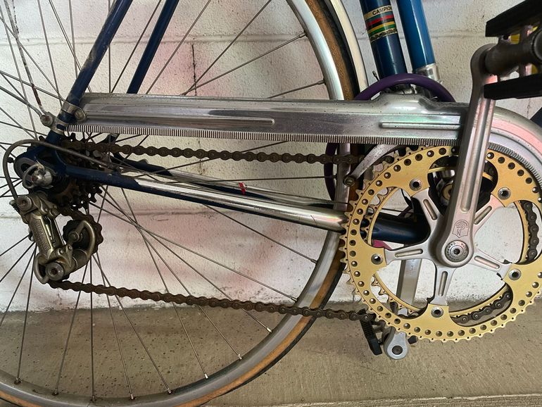 Used Columbia Grandis Vintage Columbus Cromo Campagnolo Nuovo Record 1978 Road & Gravel, Blue — image 3 of 9