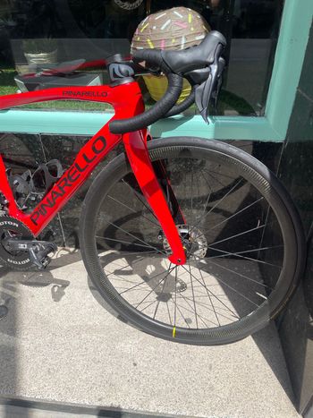Used Pinarello Prince Disk Ultegra Bike 2021 2021 Road & Gravel, Red — image 2 of 7
