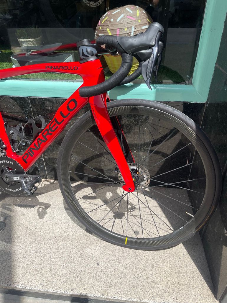 Used Pinarello Prince Disk Ultegra Bike 2021 2021 Road & Gravel, Red — image 2 of 7