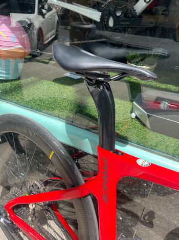 Used Pinarello Prince Disk Ultegra Bike 2021 2021 Road & Gravel, Red — image 4 of 7