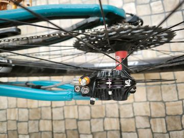 Gebrauchtes Propain Spindrift SRAM GX Eagle 2022 Mountainbike, Blau — Bild 5 von 11