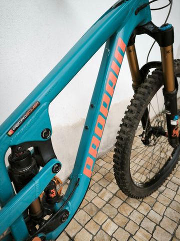 Gebrauchtes Propain Spindrift SRAM GX Eagle 2022 Mountainbike, Blau — Bild 4 von 11