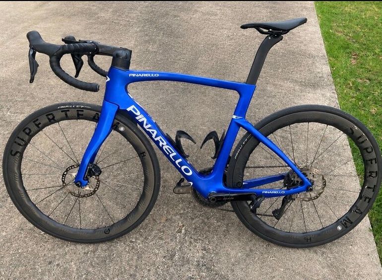 Used Pinarello F5 105 Di2 2025 2025 Road & Gravel, Blue — image 2 of 3