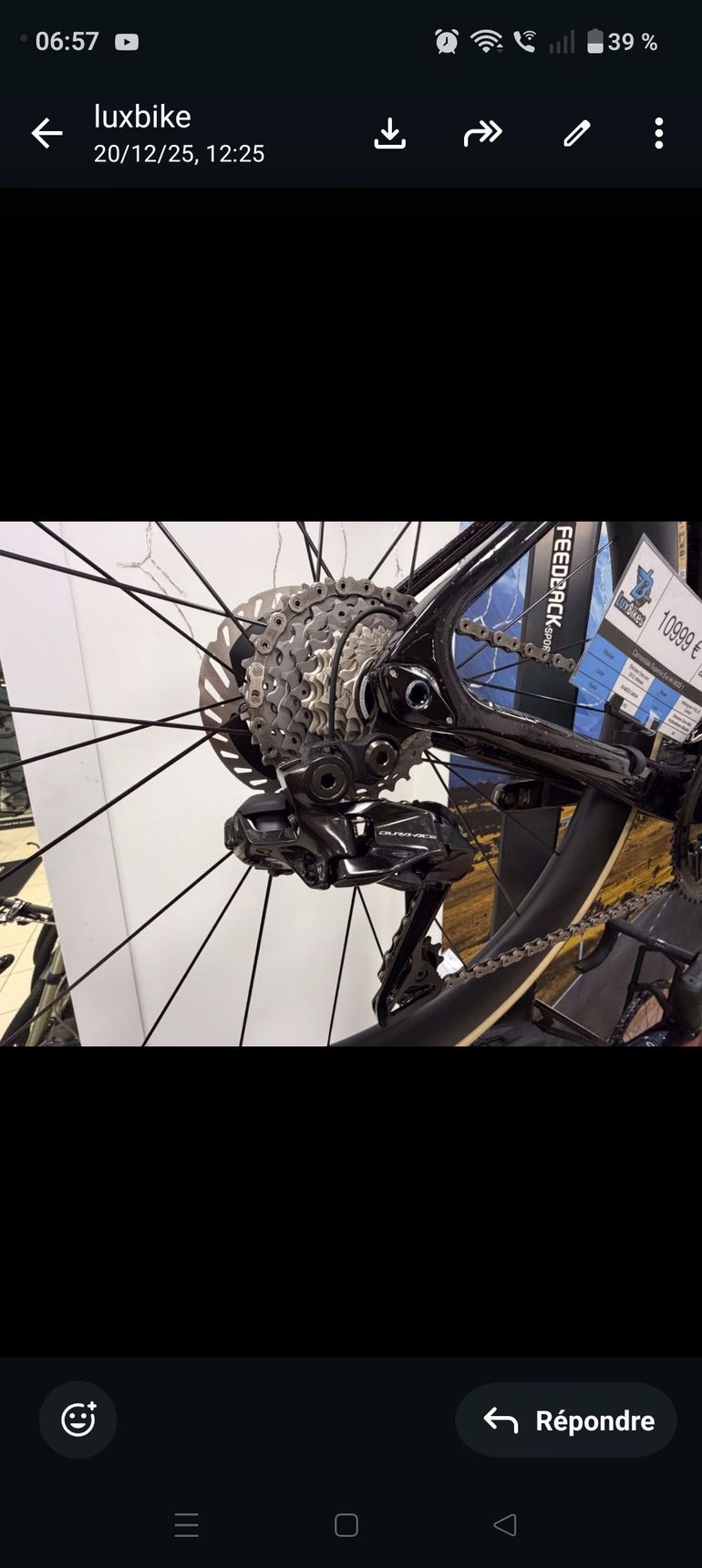 Used Cannondale Supersix Evo H-mode 2023 2023 Road & Gravel, Black — image 9 of 9