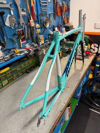 Gebrauchtes Bianchi Impulso 2020. Frameset 2020 Road & Gravel, Blau — Bild 8 von 16