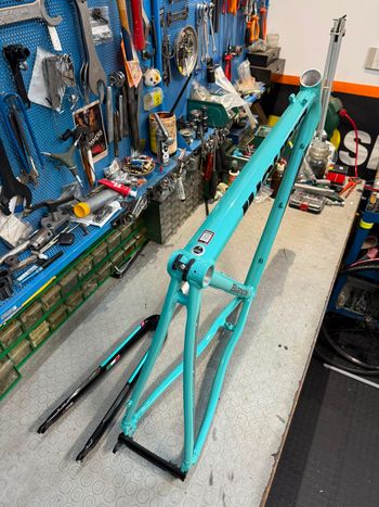 Gebrauchtes Bianchi Impulso 2020. Frameset 2020 Road & Gravel, Blau — Bild 12 von 17