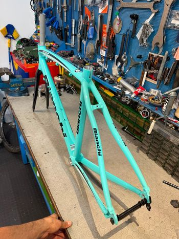 Gebrauchtes Bianchi Impulso 2020. Frameset 2020 Road & Gravel, Blau — Bild 4 von 19