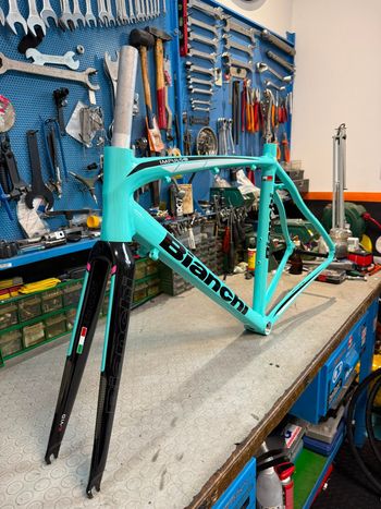Gebrauchtes Bianchi Impulso 2020. Frameset 2020 Road & Gravel, Blau — Bild 3 von 19