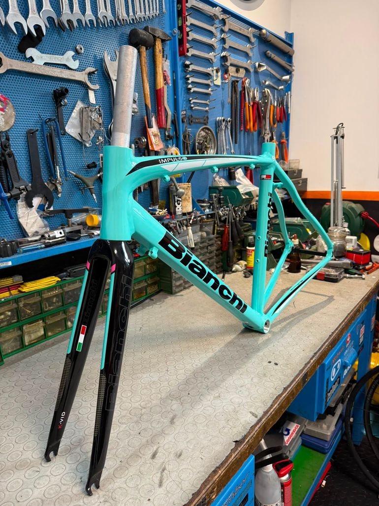 Gebrauchtes Bianchi Impulso 2020. Frameset 2020 Road & Gravel, Blau — Bild 3 von 19