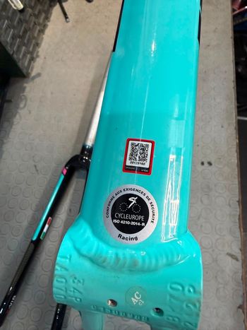 Gebrauchtes Bianchi Impulso 2020. Frameset 2020 Road & Gravel, Blau — Bild 18 von 19