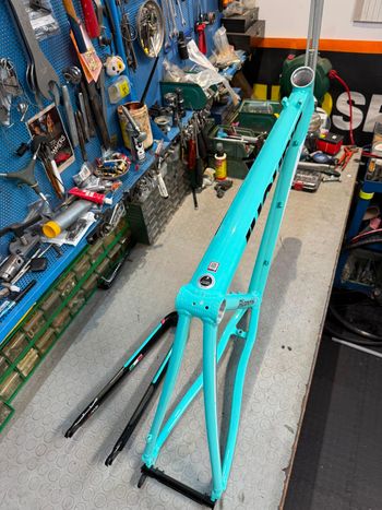 Gebrauchtes Bianchi Impulso 2020. Frameset 2020 Road & Gravel, Blau — Bild 15 von 19