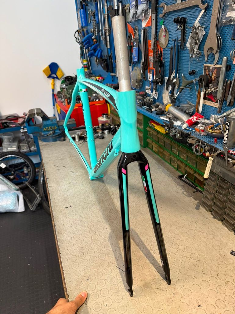 Gebrauchtes Bianchi Impulso 2020. Frameset 2020 Road & Gravel, Blau — Bild 6 von 19
