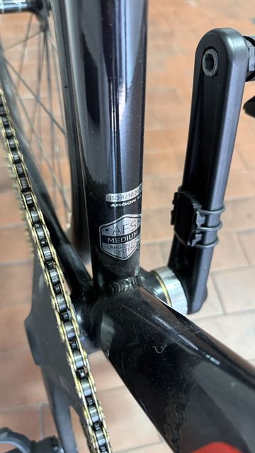 Used Argon 18 electron Custom Frameset 2023 Road & Gravel, Black — image 12 of 12