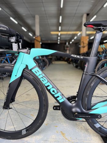 Used Bianchi Aquila CV Dura Ace Di2 Carbon 2024 Road & Gravel, Blue — image 15 of 16