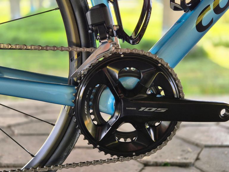 Used Colnago V4 Shimano 105 Di2 2025 2025 Road & Gravel, Blue — image 8 of 12