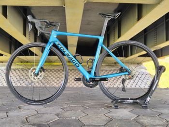 Used Colnago V4 Shimano 105 Di2 2025 2025 Road & Gravel, Blue — image 5 of 12