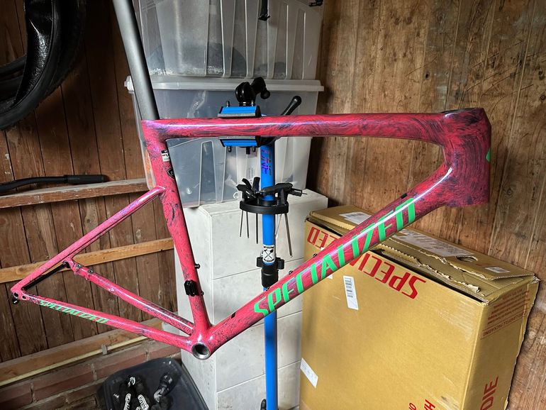 Used Specialized Tarmac SL8 Frameset 2024 Frameset 2024 Road & Gravel, Purple — image 2 of 3