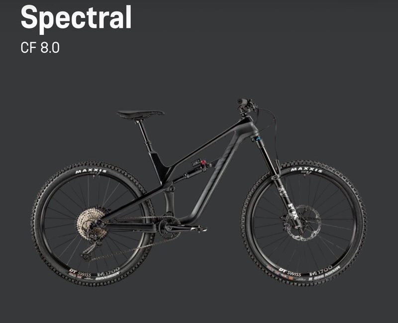 Gebrauchtes Canyon Spectral CF 8.0 2020 2020 Mountainbike, Schwarz, 27.5 — Bild 1 von 18