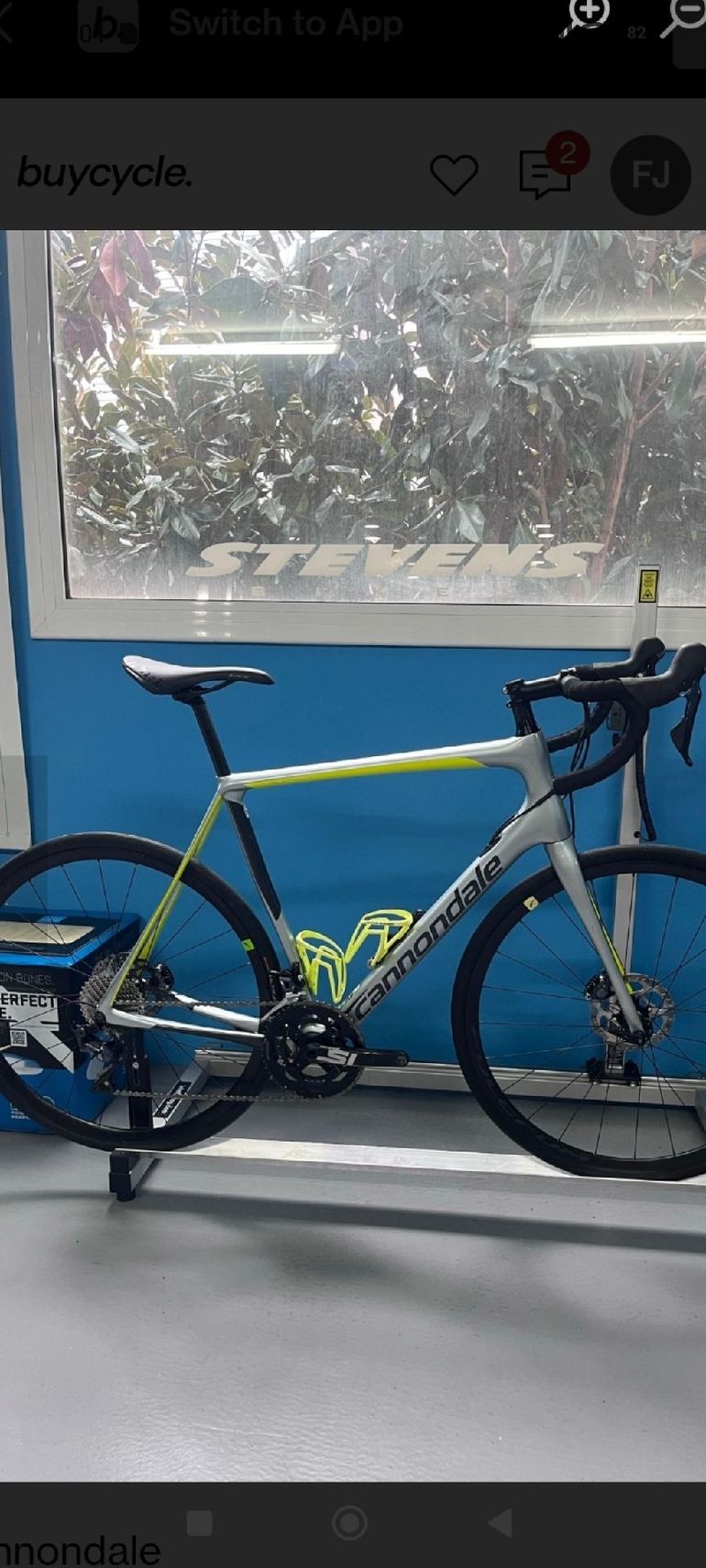 Cannondale Synapse Carbon Disc Ultegra 2019 2019 Road & Gravel d'occasion — image 2 sur 4