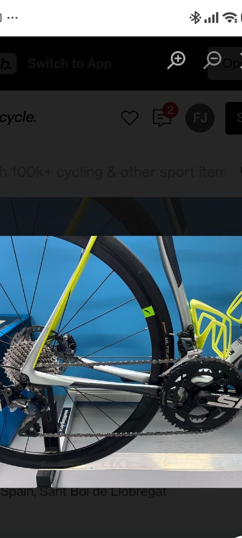 Cannondale Synapse Carbon Disc Ultegra 2019 2019 Road & Gravel d'occasion — image 3 sur 4