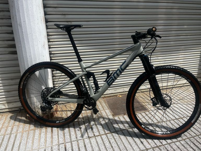 Used BMC Fourstroke 01 LT TWO 2021 2021 Mountainbike, Light Gray, 29 — image 1 of 13