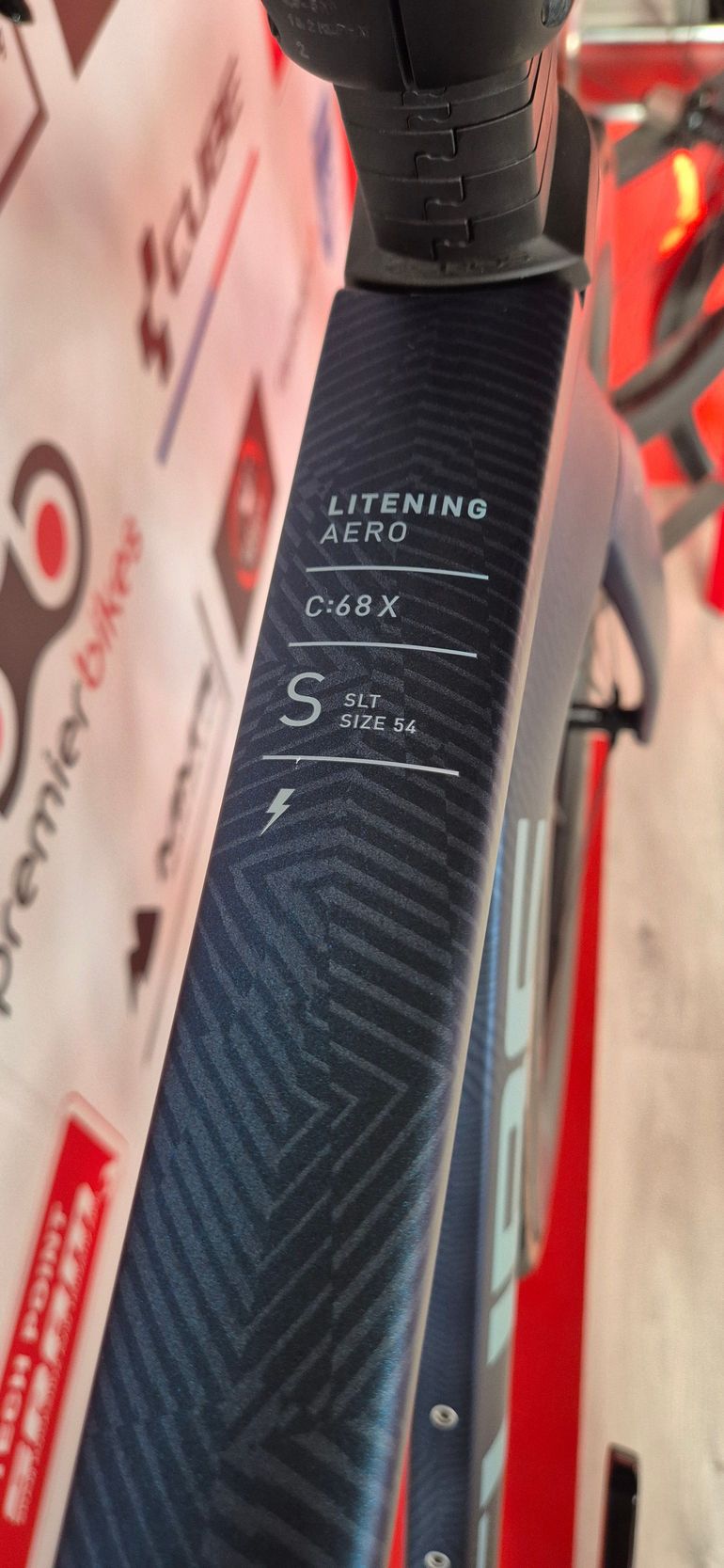 Used CUBE LITENING AERO C:68X, SLT 2026 2026 Road & Gravel, Blue — image 4 of 17