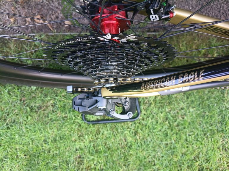 American Eagle Custom SRAM X01 Eagle AXS 2020 Mountainbike usato, Grigio chiaro — immagine 5 di 22