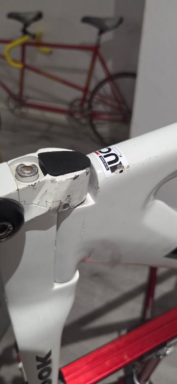 Used Look Custom Frameset 2001 Road & Gravel, White — image 5 of 15