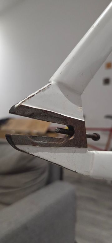 Used Look Custom Frameset 2001 Road & Gravel, White — image 15 of 15