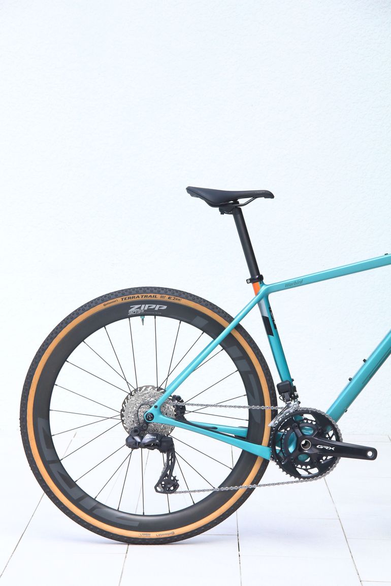 Used Salsa Warbird C GRX 820 Di2 2024 2024 Road & Gravel, Blue — image 3 of 50