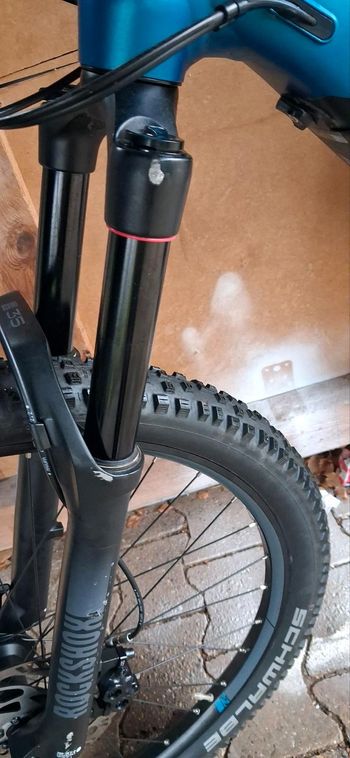 Gebrauchtes Raymon FullRay 150 E 8.0 2022 Mountainbike, Blau — Bild 6 von 9