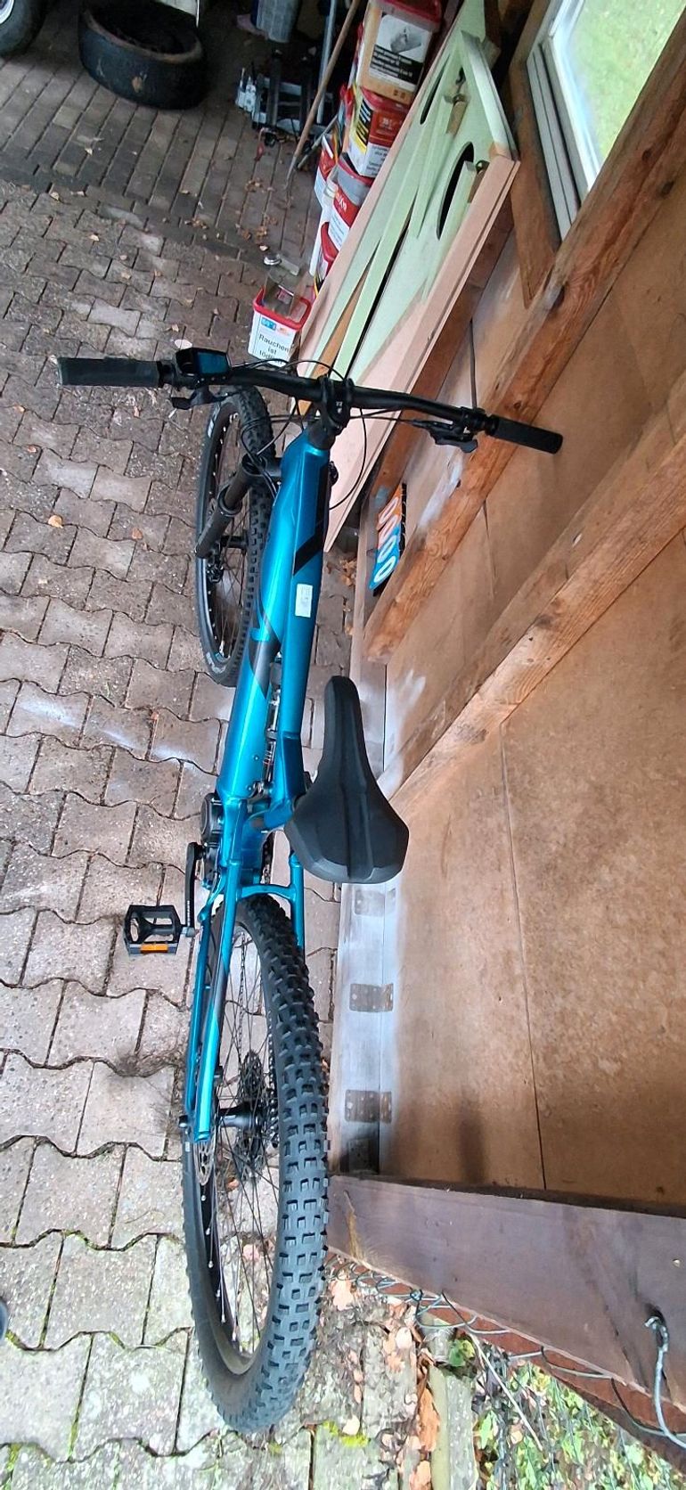 Gebrauchtes Raymon FullRay 150 E 8.0 2022 Mountainbike, Blau — Bild 5 von 9