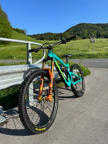 Gebrauchtes Santa Cruz Nomad SRAM GX Eagle AXS 2017 Mountainbike, Blau, 27, 5 (650B) — Bild 5 von 5