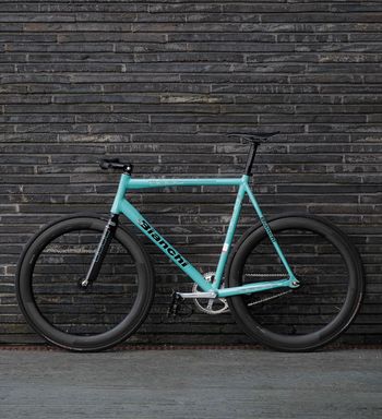 Bianchi Pista Single Speed / Fixed Gear 2009 Road & Gravel d'occasion — image 5 sur 9