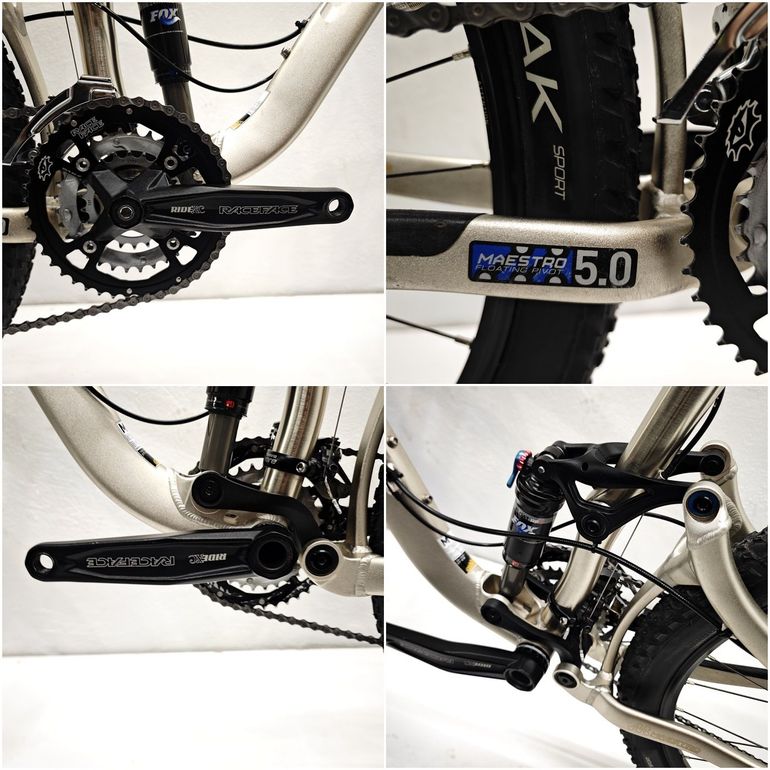 Giant Trance Maestro 2010 Mountainbike de segunda mano, Gris claro — imagen 8 de 12