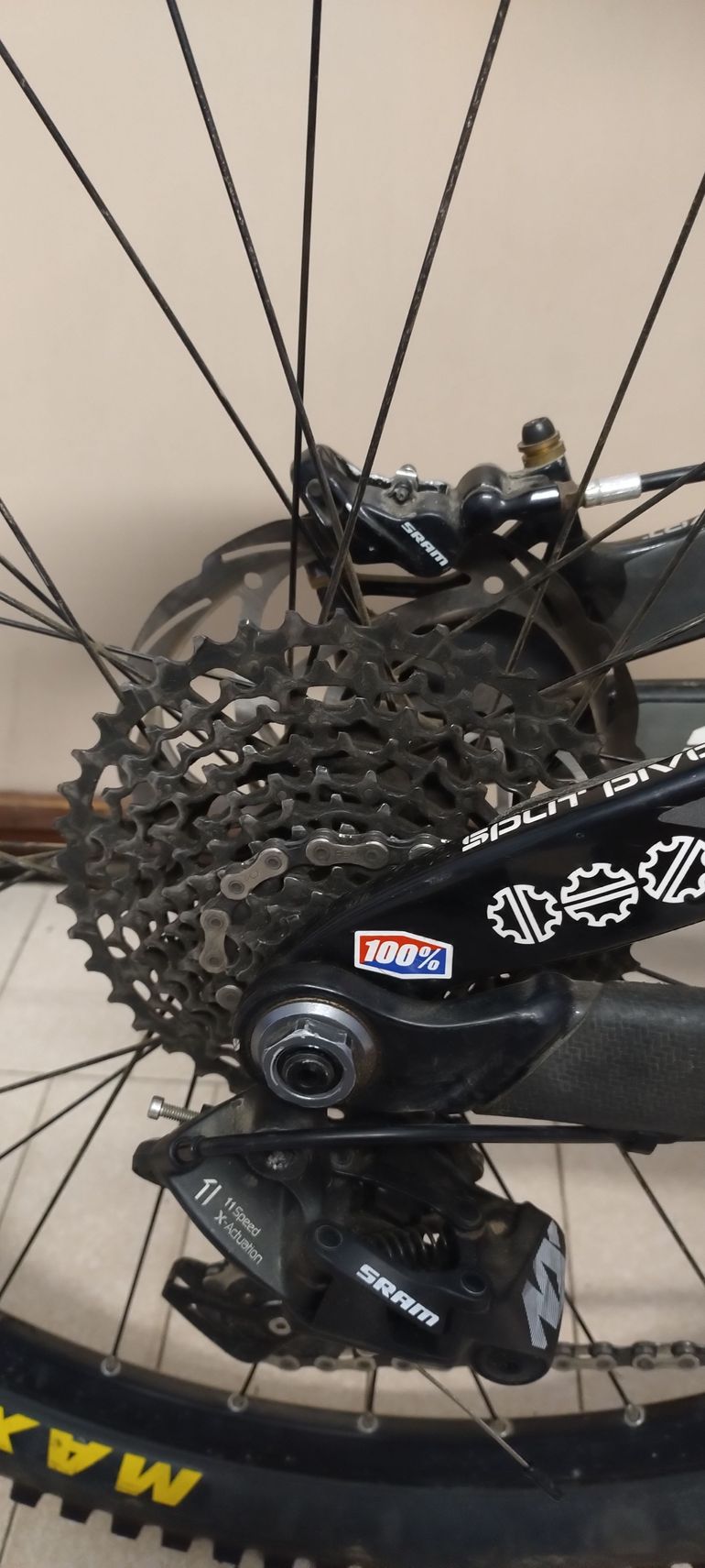 Devinci Spartan GX 2017 2017 Mountainbike usato, Nero — immagine 8 di 10