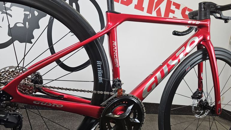 Used Gusto RANGER EVO ELITE ULTRA DISC 2025 Road & Gravel, Red — image 16 of 19