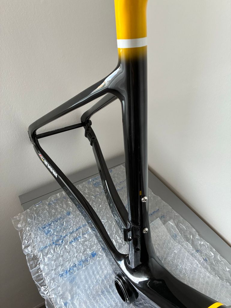 Used Cinelli Pressure Frameset 2024 Road & Gravel, Light Gray — image 3 of 12
