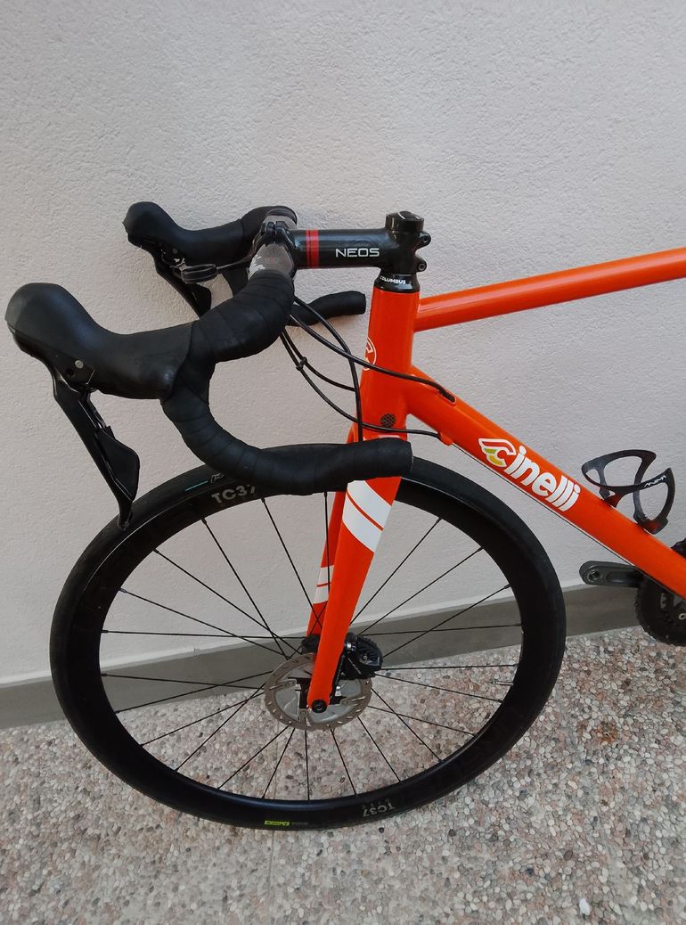 Used Cinelli Nemo Tig Shimano 105 2021 Road & Gravel, Orange — image 7 of 8