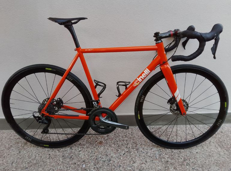 Used Cinelli Nemo Tig Shimano 105 2021 Road & Gravel, Orange — image 1 of 8
