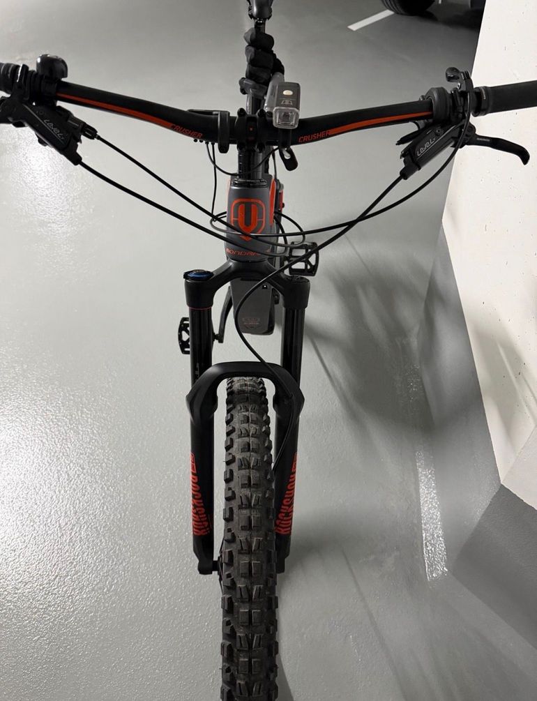 Gebrauchtes Mondraker e-Crusher Carbon R+ 2018 2018 Mountainbike, Hellgrau, 27.5 — Bild 10 von 18