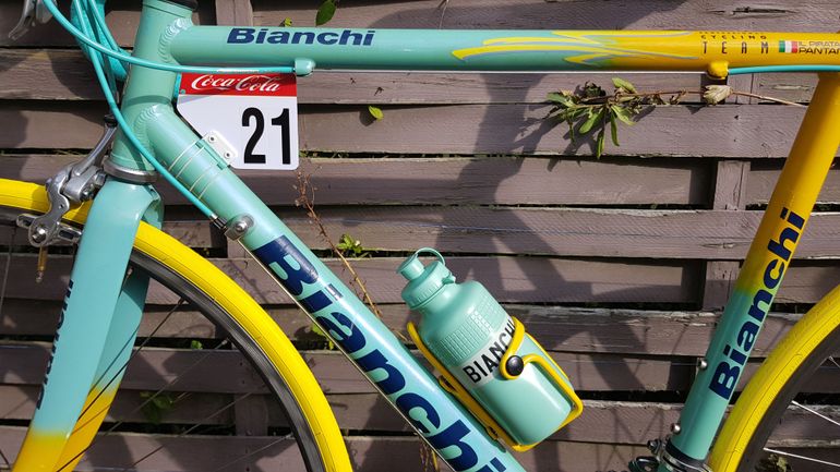 Gebrauchtes Bianchi Mega Pro XL Pantani 1998 1998 Road & Gravel, Grün — Bild 8 von 17