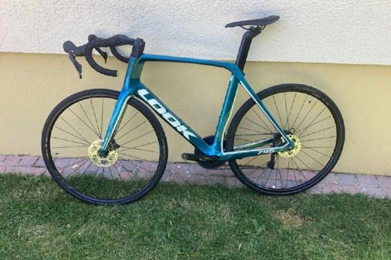 Gebrauchtes Look 795 BLADE DISC METALLIC BLUE SILVER GLOSSY 2022 2022 Road & Gravel, Blau — Bild 1 von 5