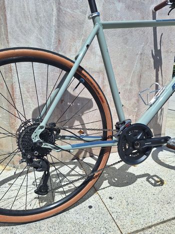 Gebrauchtes Fuji Finest Shimano Alivio 2017 Road & Gravel, Hellgrau — Bild 5 von 13